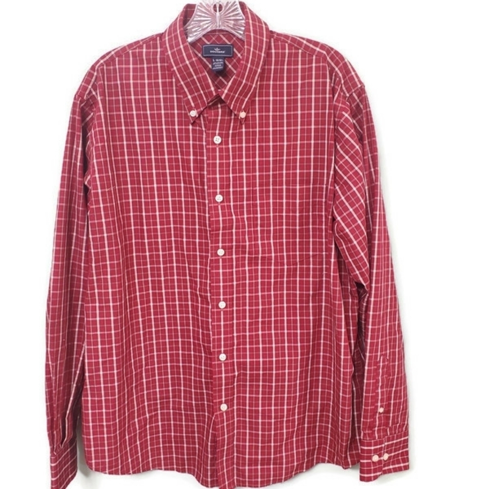 Dockers Mens Button Front Shirt Large